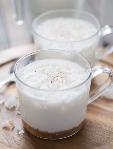 Skip the eggnog, try this sweet and creamy milk punch instead!
