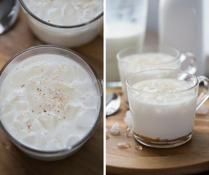 Salted caramel milk punch is how adults do milk! This drink tastes rich and silky smooth with a hint of sweetness!