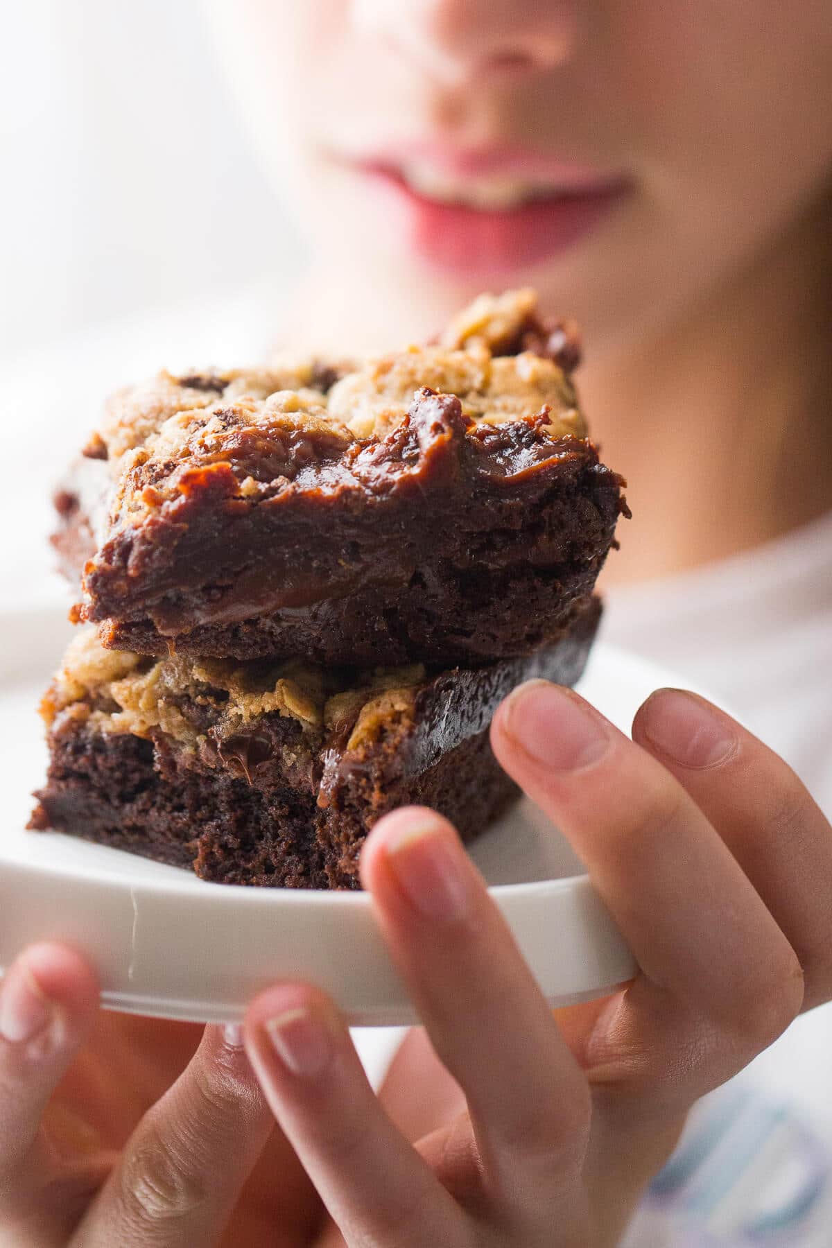 Brookie bars are for those of use who need both brownies and cookies!