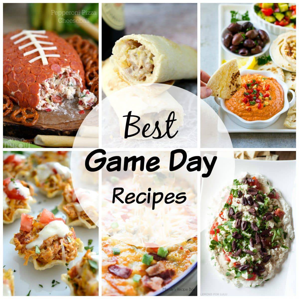 Here is a collection of the Best Game Day Recipes to share with your friends! 