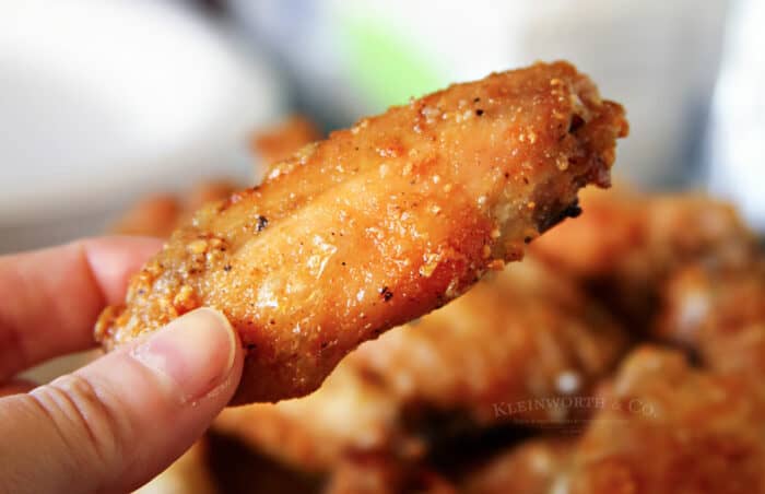 Garlic Parmesan Baked Wings and Drumettes