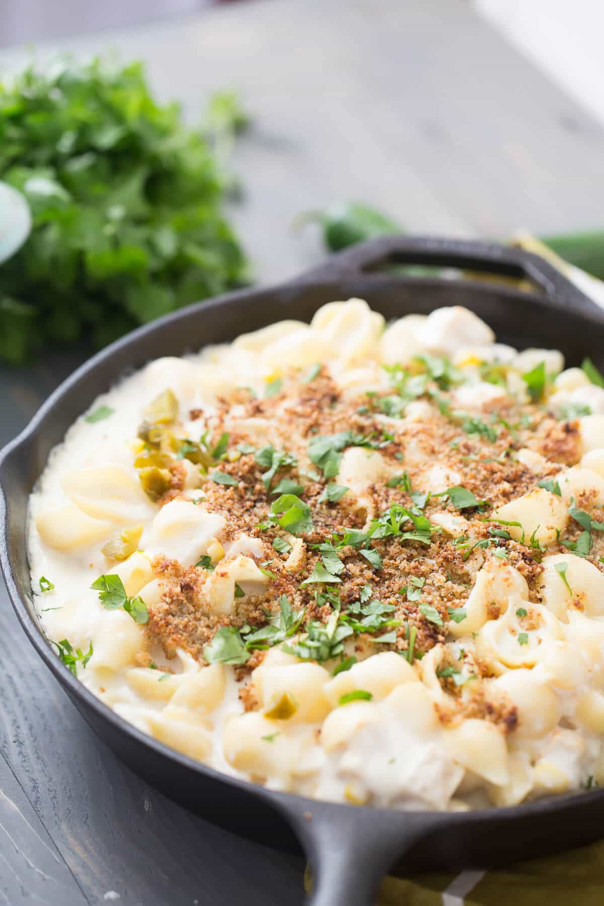 Mexican Mac and Cheese features chicken, veggies and lots of cheese! Your family is going to love this recipe!