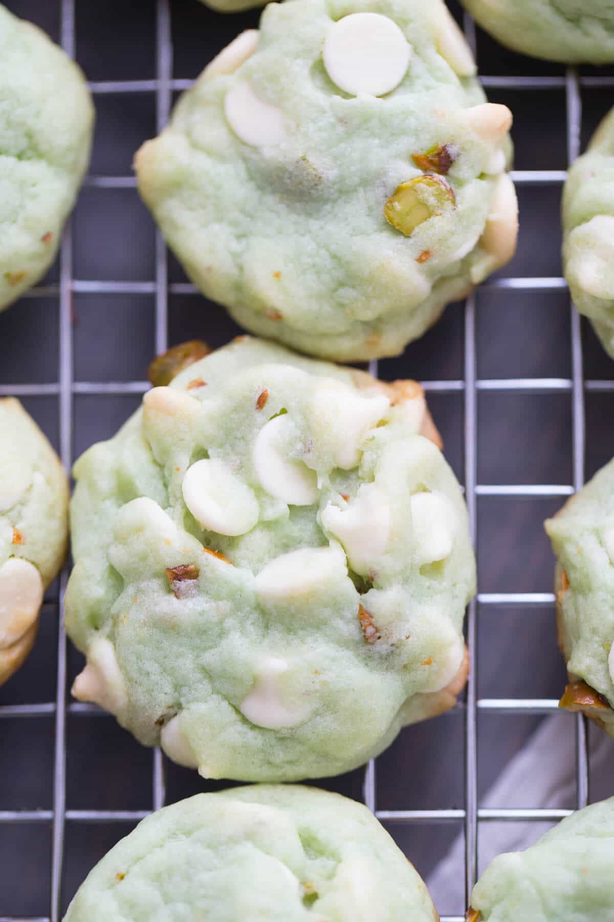 Pudding cookies are easy and fun to make! Pistachio pudding turns these simple cookies into a festive hue that everyone will love!