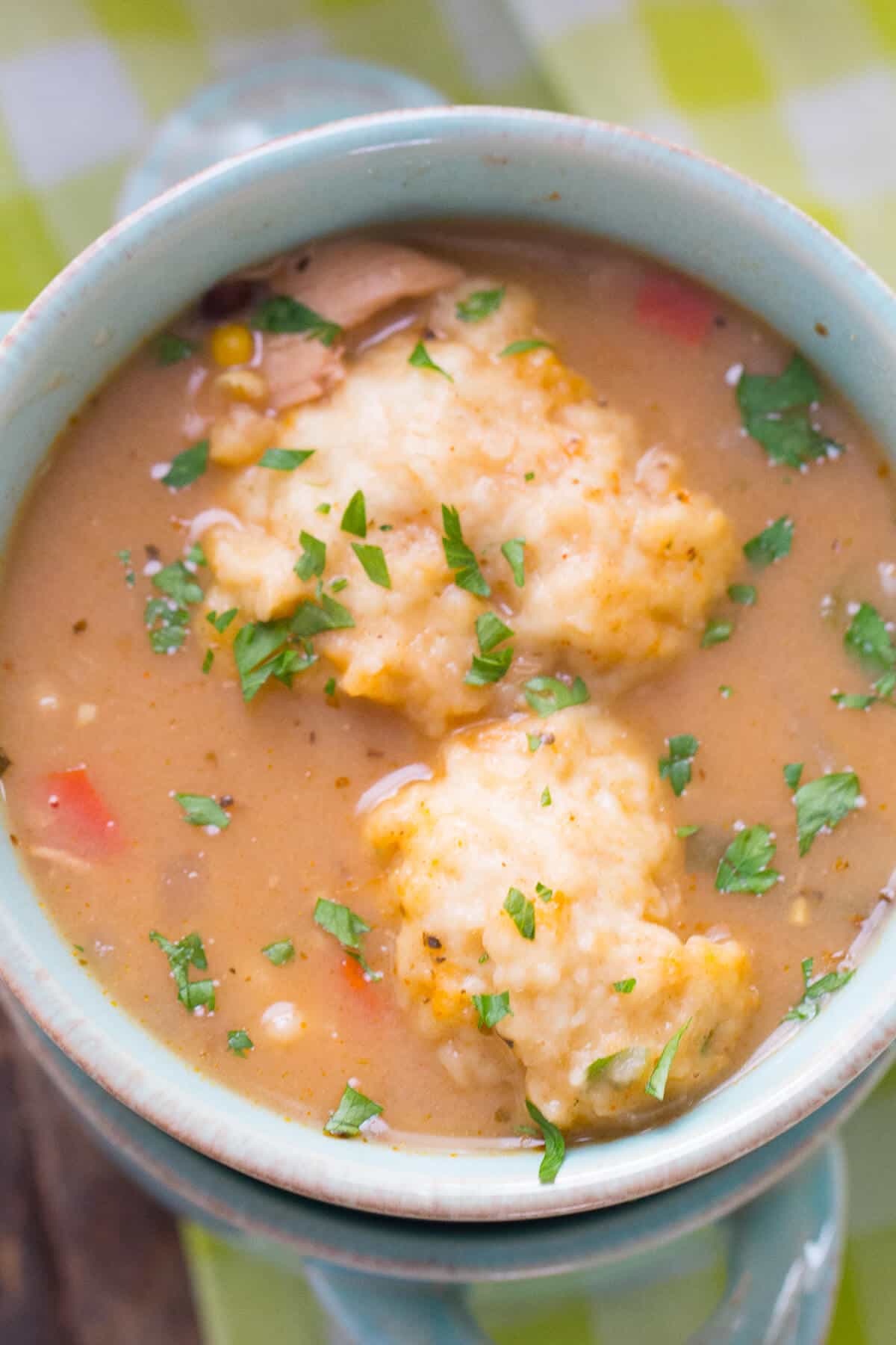 Chicken and dumplings get a modern update! This Tex-Mex version has lots of bold flavor!