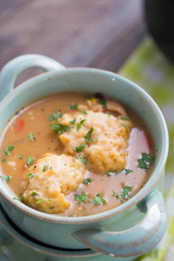 This chicken and dumplings recipe has comfort written all over it! You are going to love this version!