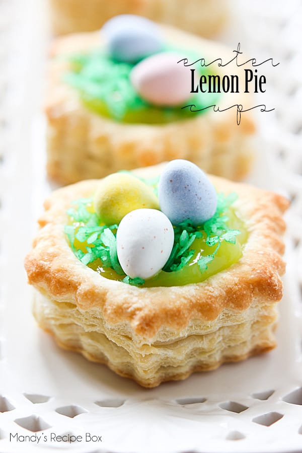 Easter recipes Lemon Pie cups