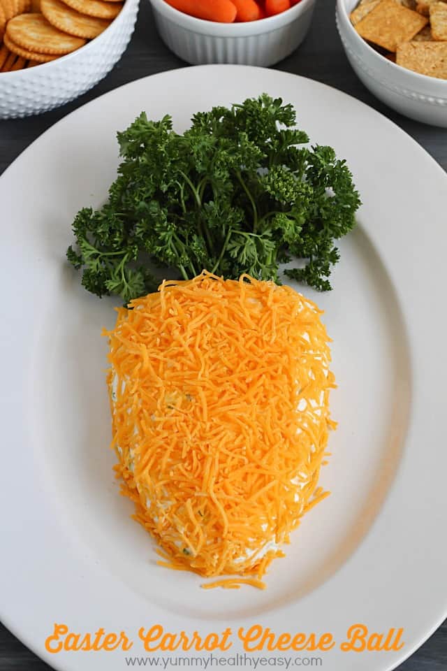 easy Easter carrot cheese ball