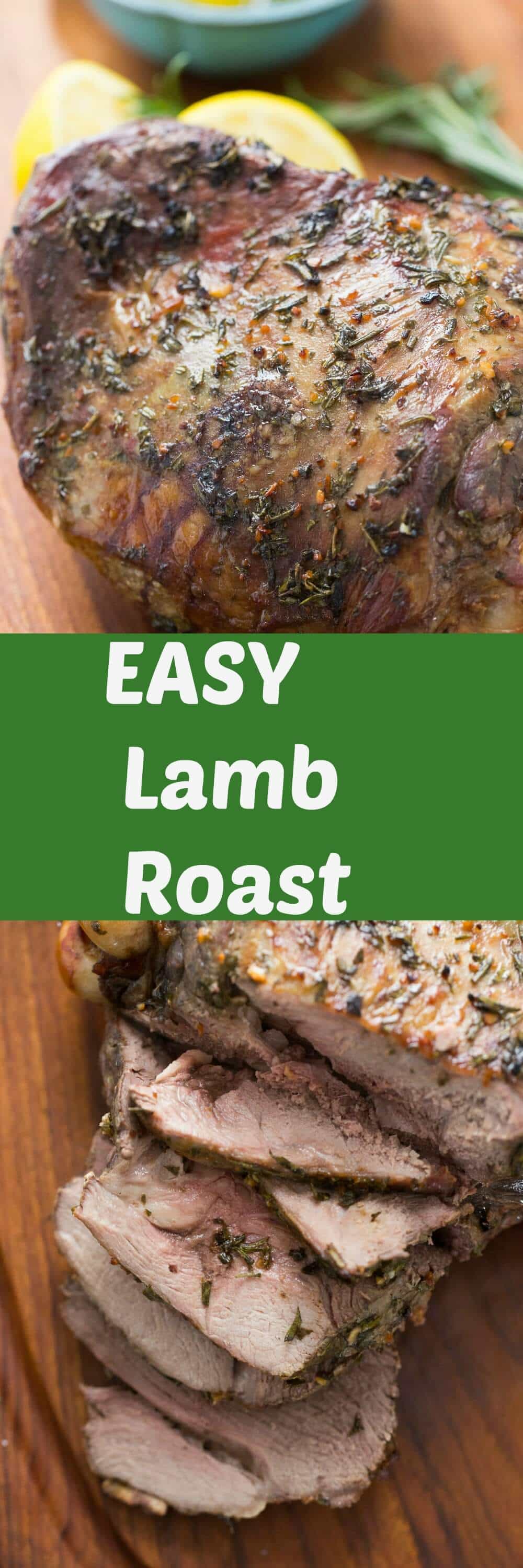 This easy lamb roast will be a hit! This is roast is well seasoning and cooked low and slow for tender meat that melts in your mouth!