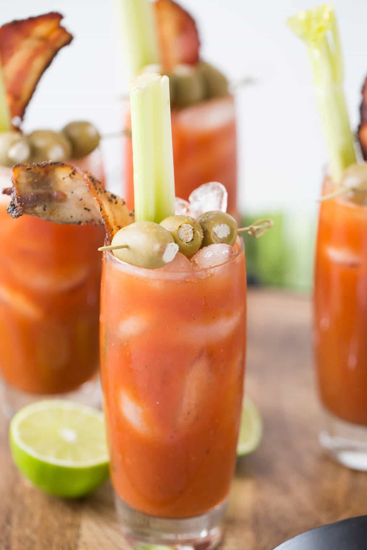 This bloody Mary has one spicy kick! If you are a Buffalo lover, then this cocktail is for you!!