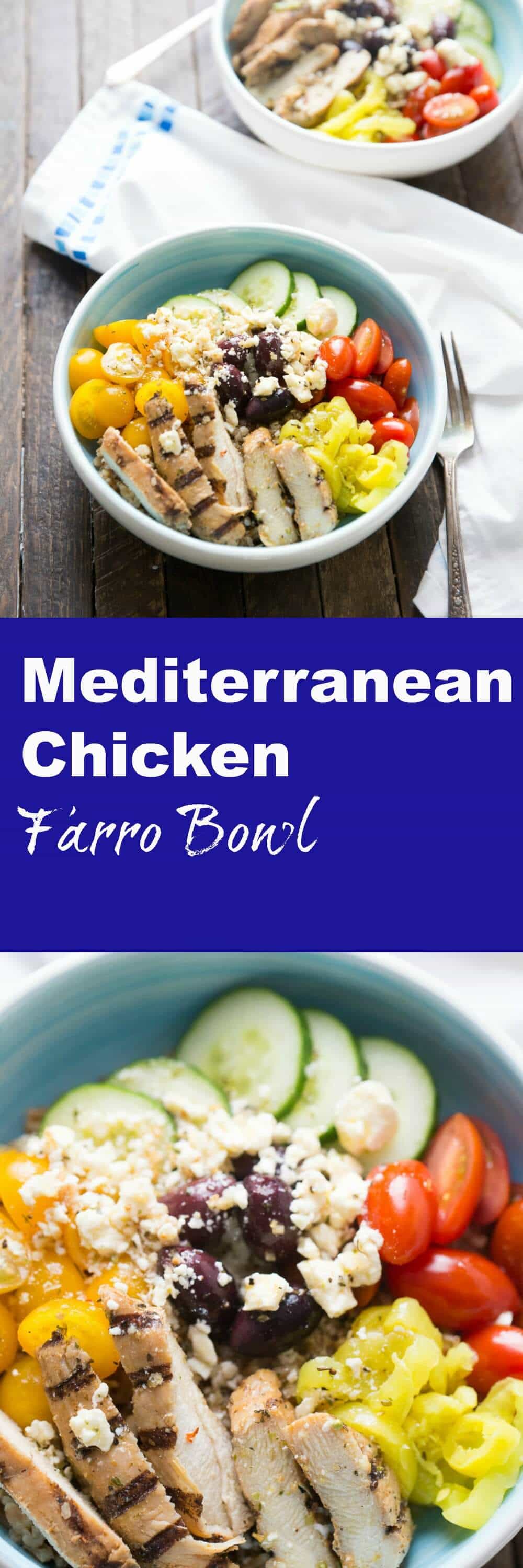 This Mediterranean chicken bowl will be one of those meals you turn to over and over again when you want something easy and healthy! This bowl is filled with so many flavors, it is absolutely delicious! lemonsforlulu.com @jvillesausage