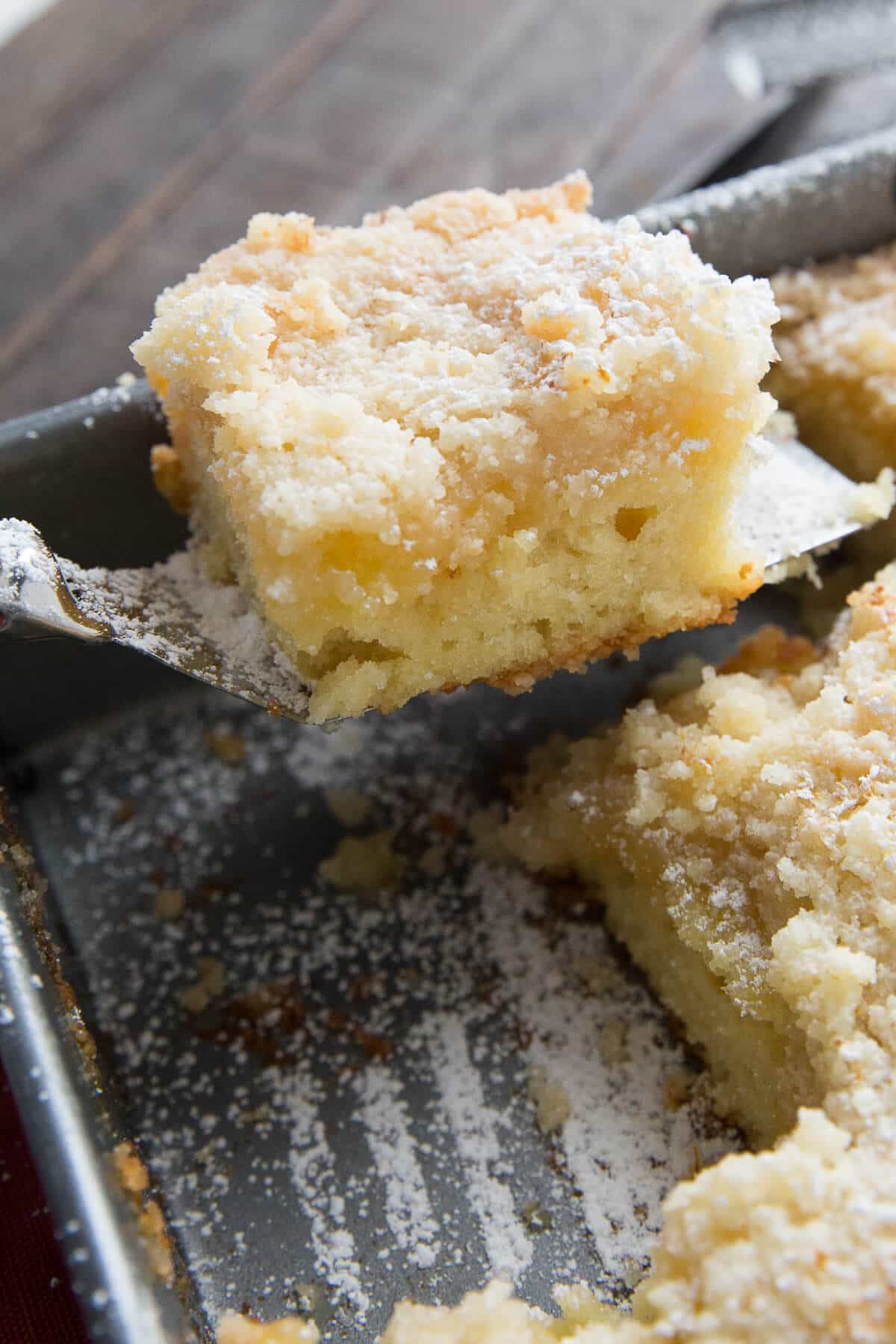 A tender crumb cake that is filled with lemon flavor cannot be beat! All it needs is a cup of tea!