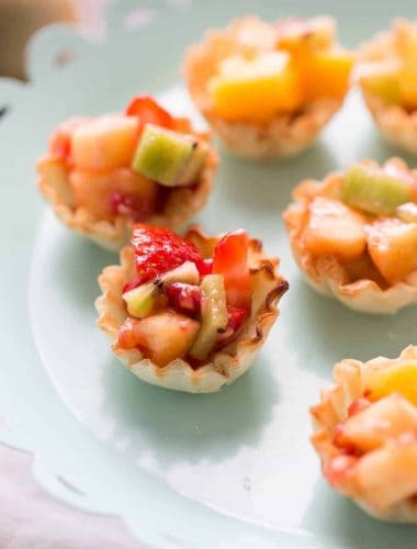 These easy fruit salsa cups are going to be a hit wherever they god! They are so simple to make!