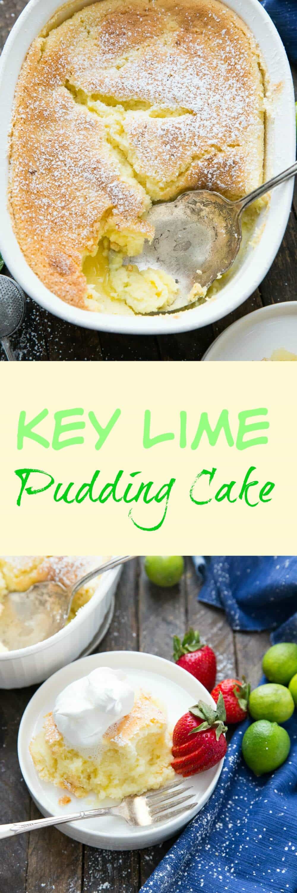 Pudding cakes are magical! This dessert features a light cake layer that gets baked up over a tangy pudding layer. This is impressive yet simple!