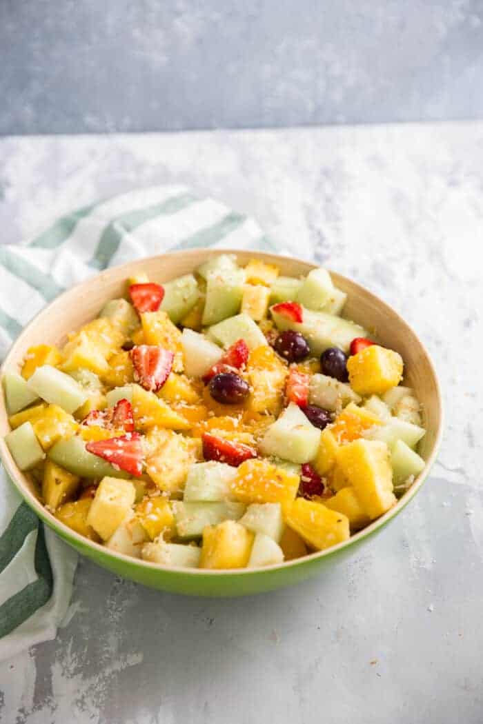 Pina Colada Fruit Salad