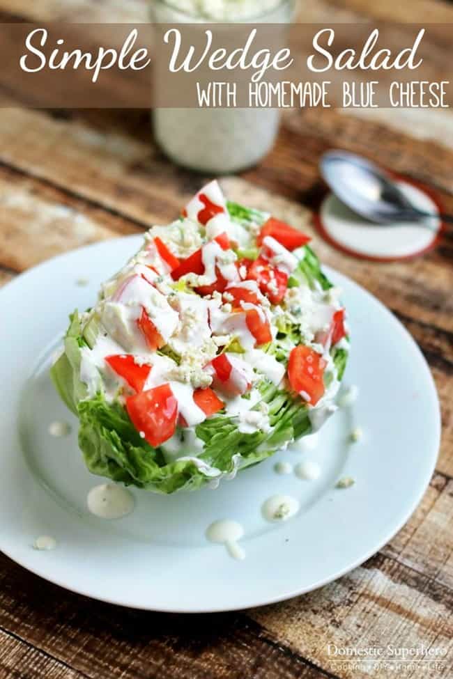 Wedge Summer Salad with Blue Cheese