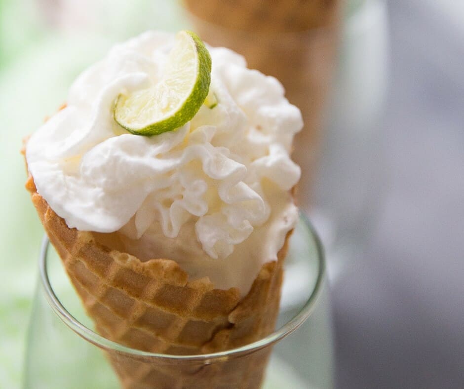Only six ingredients stand between you and this frozen key lime pie! So what are you waiting for?
