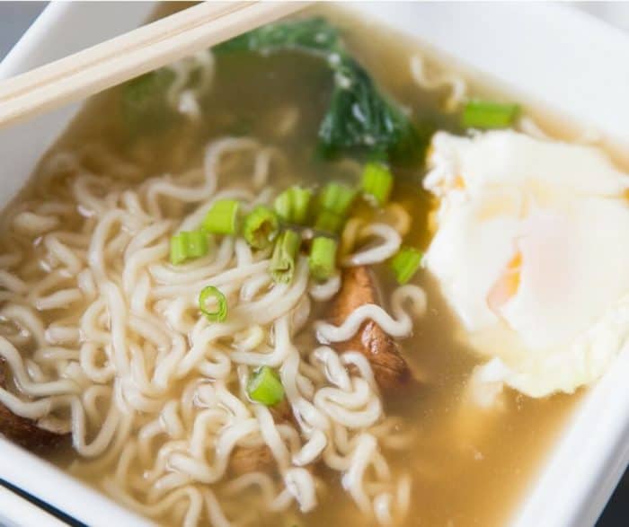 This Ramen Soup could replace chicken noodle soup as the most comforting soup in the world! The broth is full bodied, the ingredients simple and the process fast and easy!