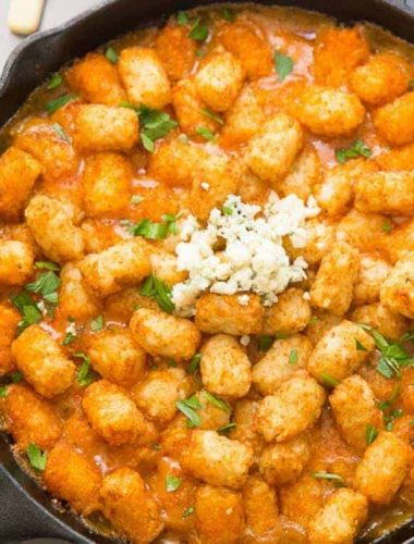 Easy, no-fuss ingredients make this tator tot casserole a breeze to prepare! This family pleasing recipe has lots of cheese, spice and crispy tots!