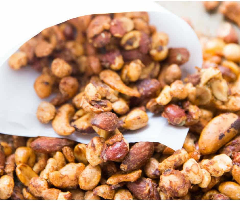 Sweet spiced nuts recipe