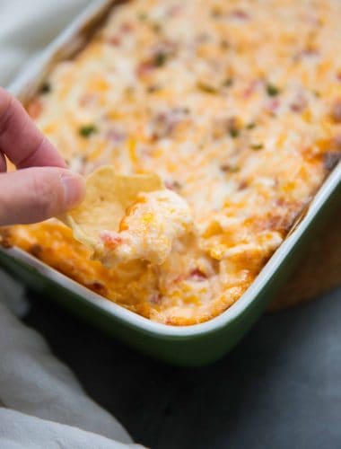 baked pimento cheese dip with cream cheese