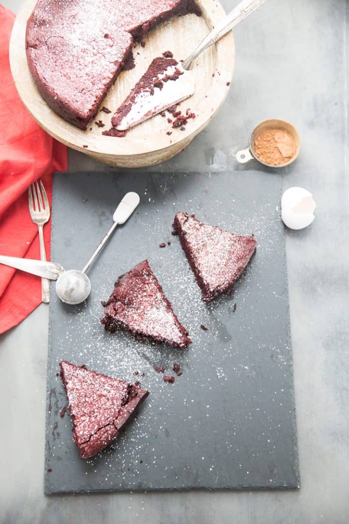 Red Velvet Flourless Cake Recipe