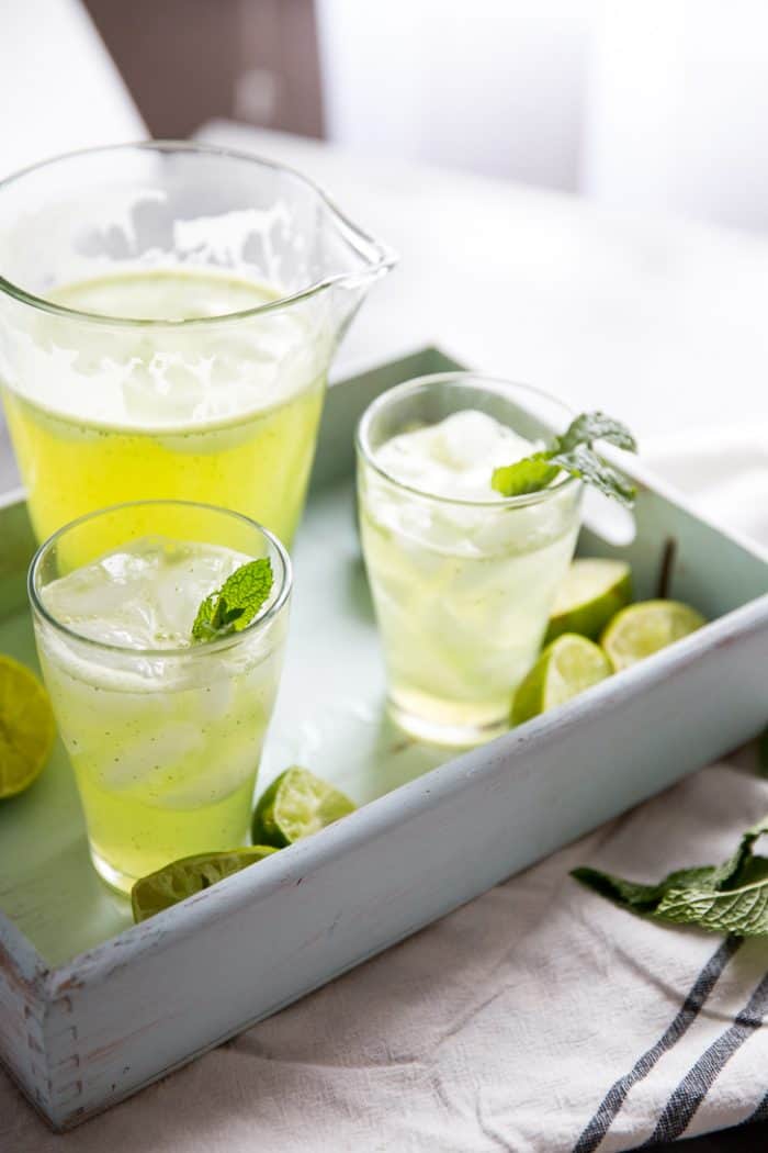 Agua Fresca recipe with lime and mint