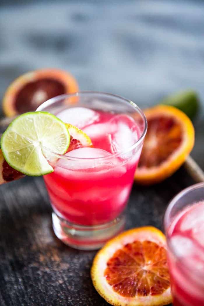 Orange Crush Cocktail close up