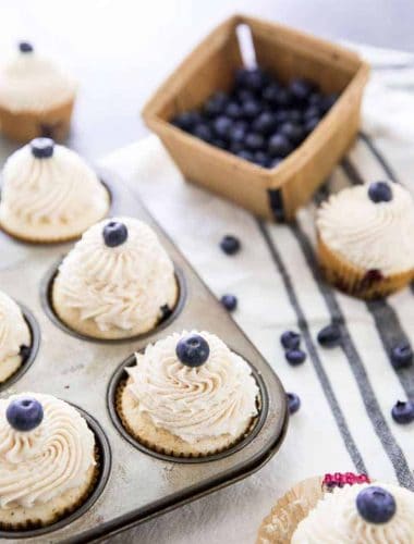Blueberry Cupcakes One cupcake image