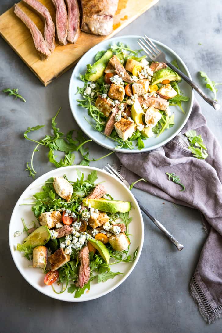 Black And Blue Steak Panzanella Salad - Lemons For Lulu