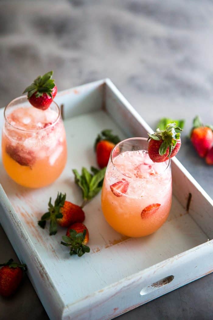 strawberry grapefruit cocktail
