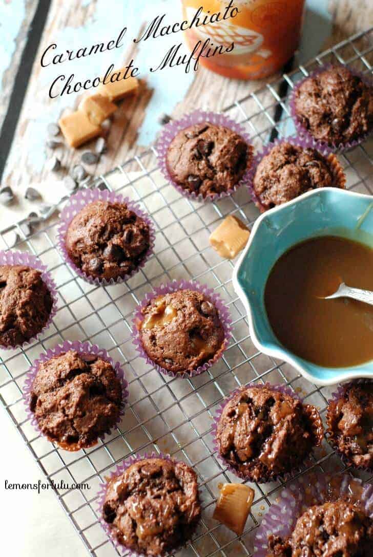 Caramel Macchiato Chocolate Muffins