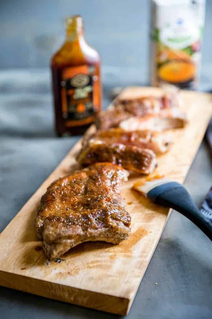 Instant pot ribs with sauce