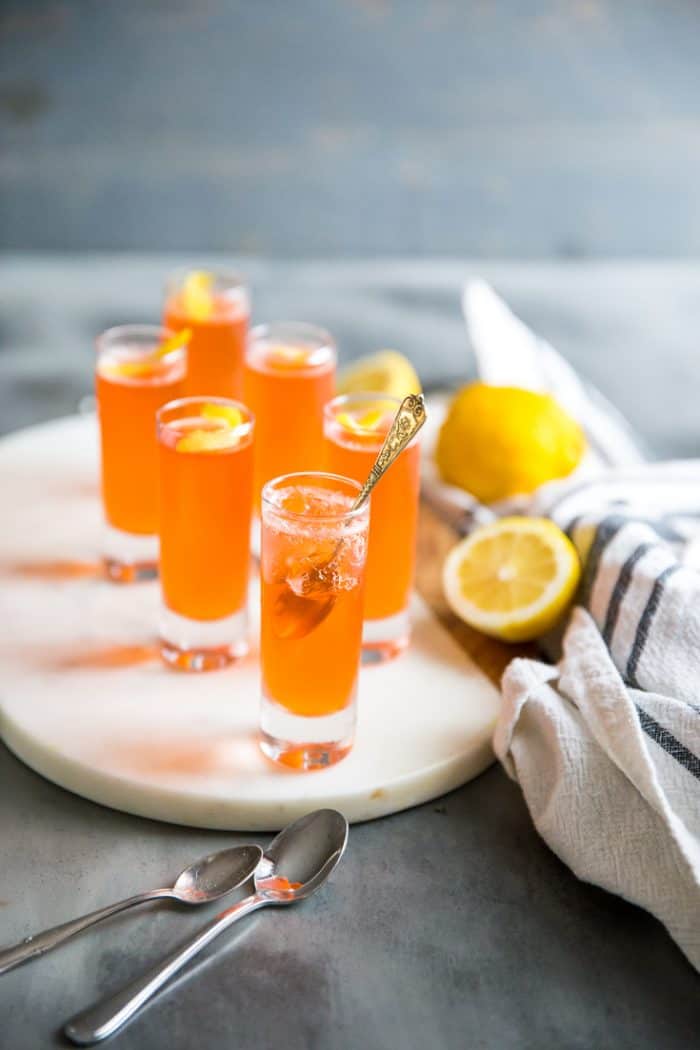 Jello shot with spoon