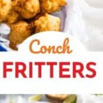conch fritters image with title