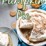 no bake pumpkin pie title