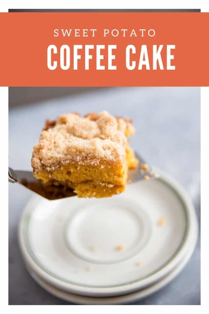 Sweet potato coffee cake title image