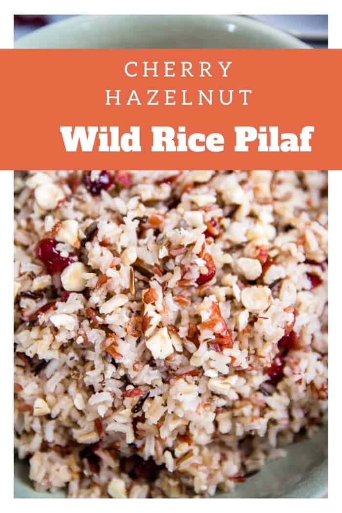 A close up of rice Pilaf