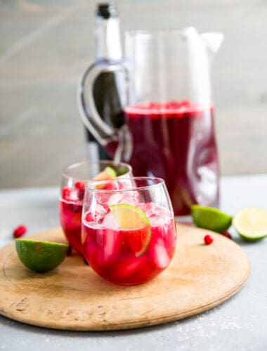 cranberry champagne drink