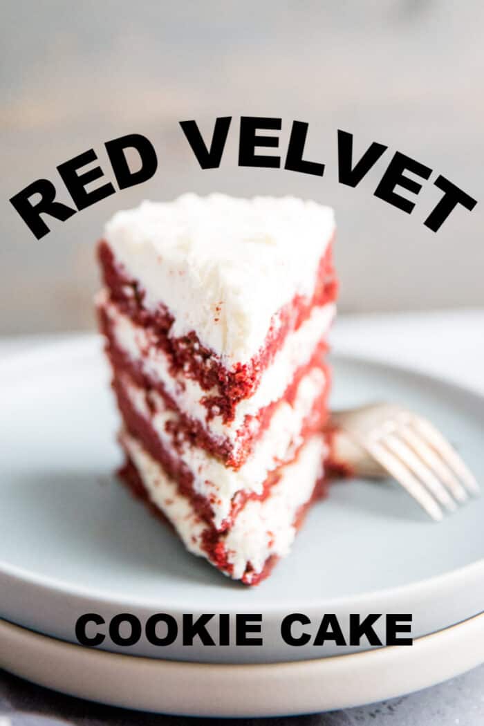 red velvet cookie cake