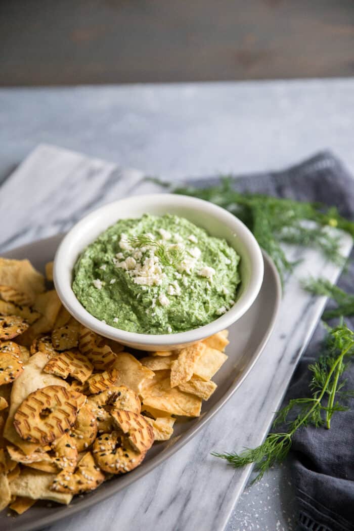 spinach dip with dill