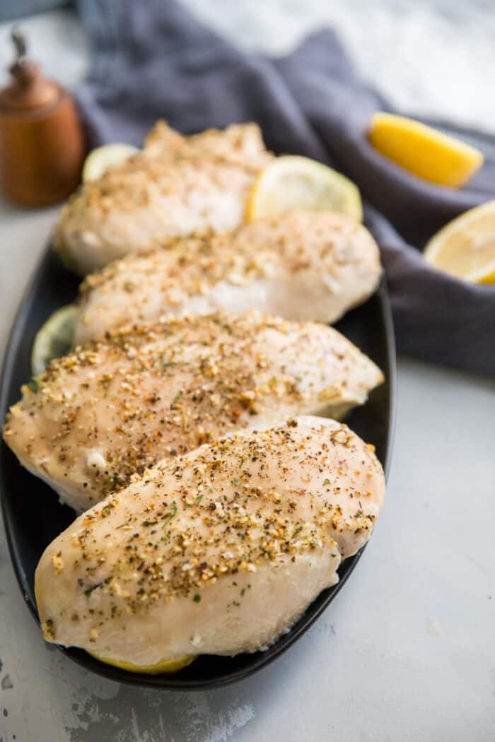 seasoned baked chicken breasts