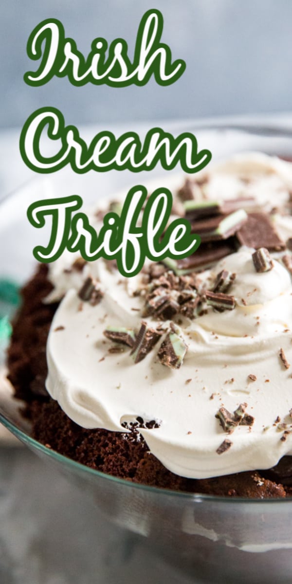 Irish Cream trifle title image