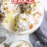 pistachio cake recipe title