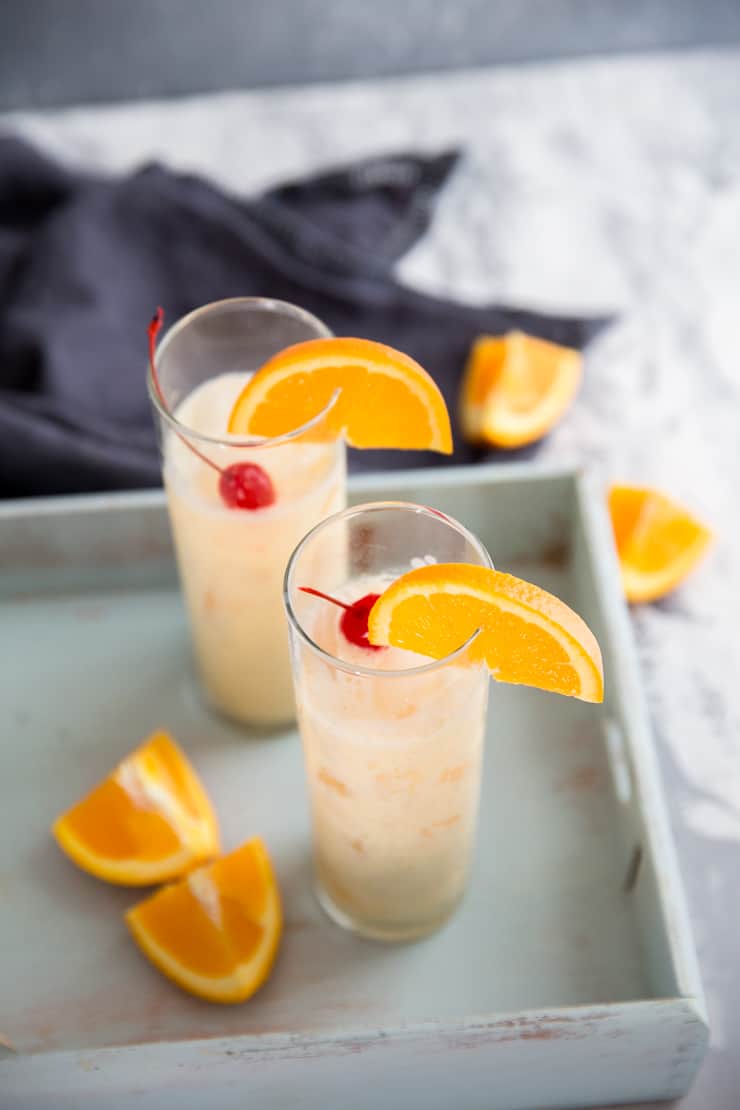 two Ambrosia spiced rum cocktails