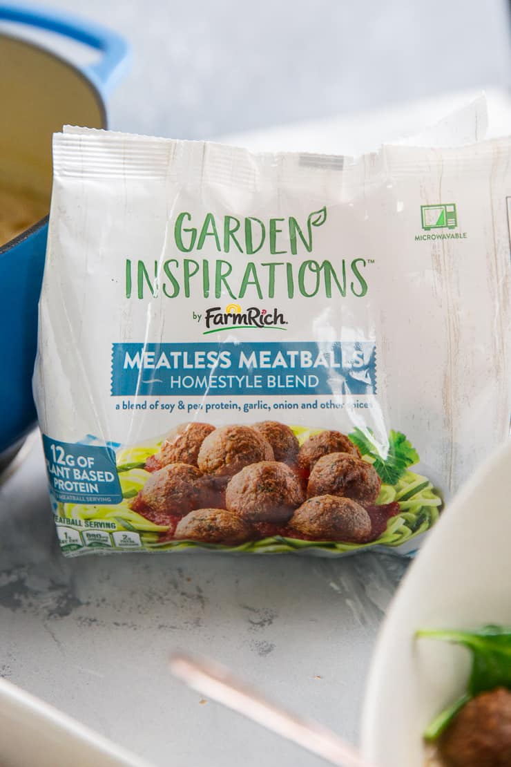 Garden Inspirations Meatless meatballs