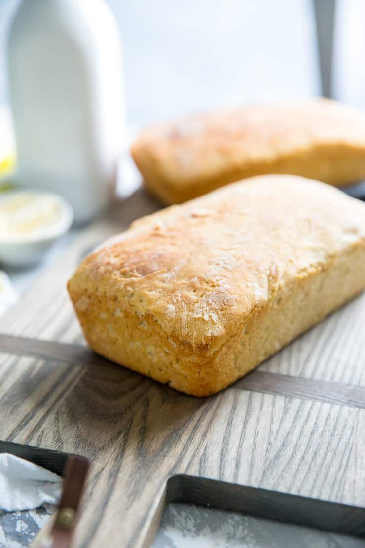 whole homemade bread loaves