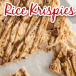 peanut butter rice krispie treats image