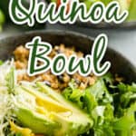 quinoa bowl up close