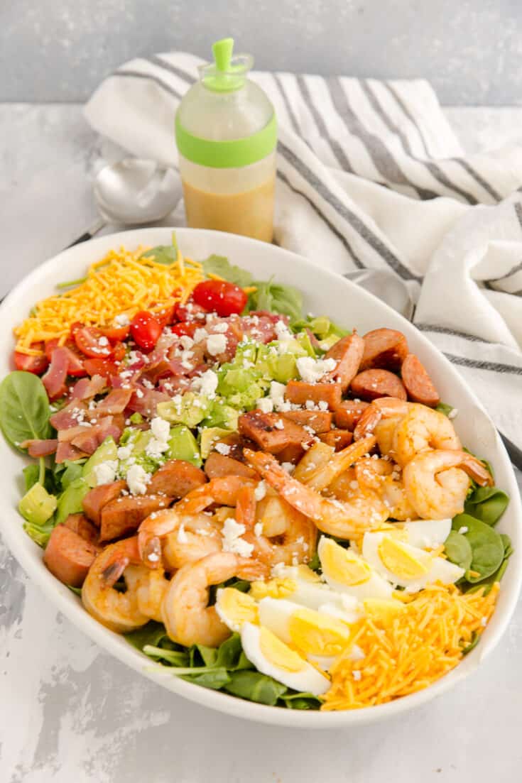 Shrimp Creole Cobb Salad