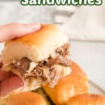 French dip sliders